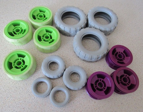 Meccano junior tyres wheels - meccano,