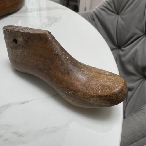 Vintage treated wooden shoe - vintage,