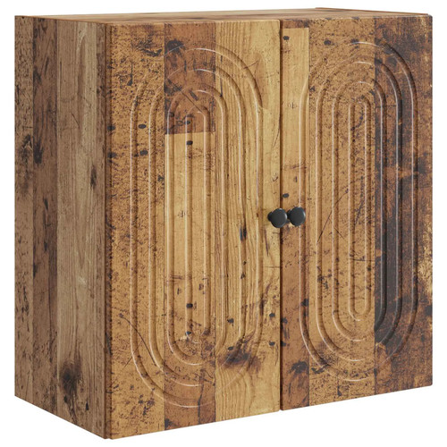 Wall cabinet vintage old wood - cabinet,