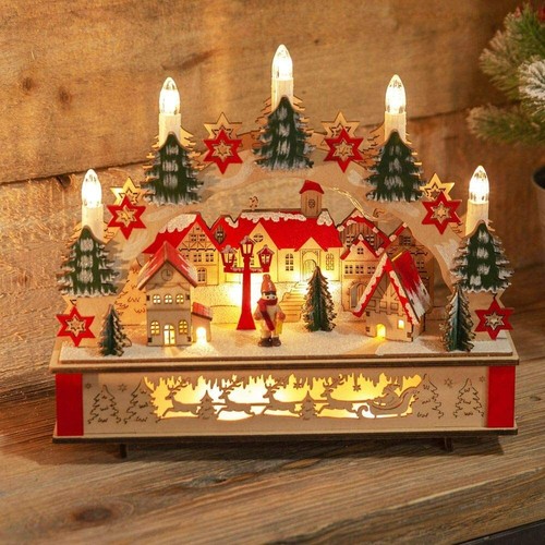 Candle bridge wooden - candle, 5