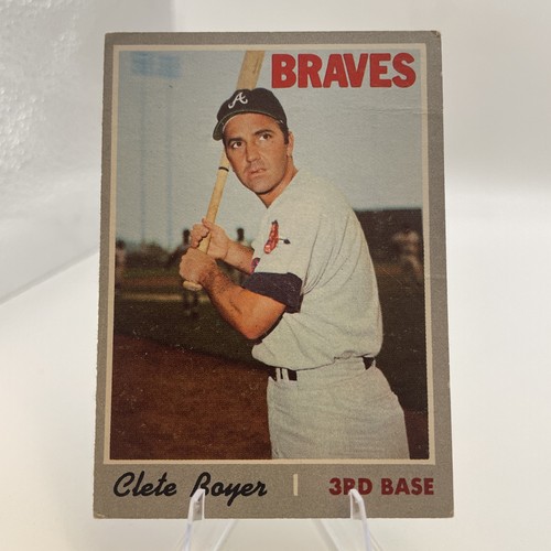 1970 topps clete boyer - topps, #206