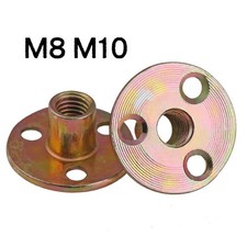 M8 M10 Round Flat Base T Nuts