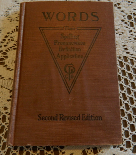 Antique book words rupert - by,