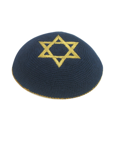 Navy blue gold star david - star, of
