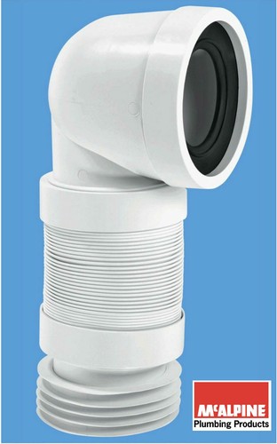 Mcalpine flexible wc - 90°,