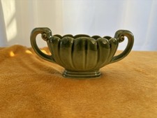 WADE Vintage Traditional Small Green Posy Bowl Flower Vase