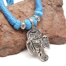 Mother's Day  Elephant Macrame Thred Jewelry Necklace 20 in