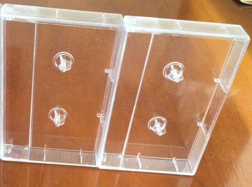 Empty cassette cases - empty,
