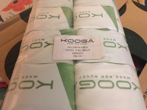 Kooga vinyl rugby tag belts - rugby,