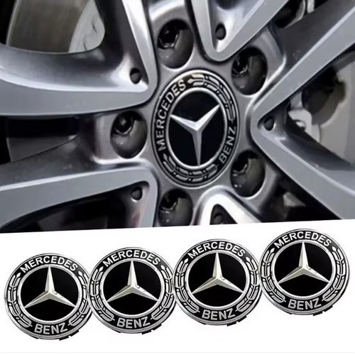 Mercedes black alloy wheel - mercedes,