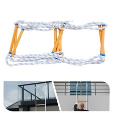 5m/16.4ft Rope Ladder Portable Emergency, Fire & Rescue Ladder Rope Ladder 120kg