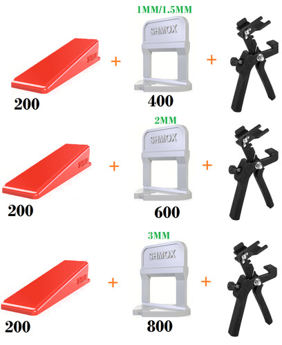 Tile spacers 5mm - tile, 1.5mm,