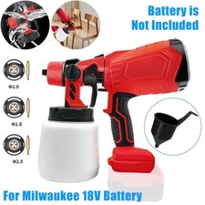 For Milwaukee M18 18V Battery Electric Spray Gun Cordless Paint Sprayer HVLP