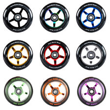 Two Bare Feet Stunt Scooter 100mm Alloy Wheels + ABEC9 // Colour Choice Smooth 
