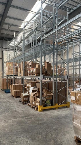 Galvanised used pallet racking - used,
