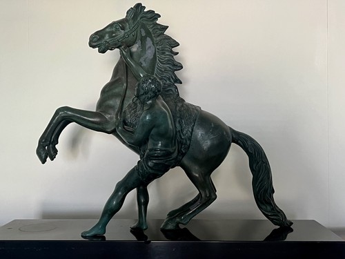 Spelter bronzed metal marly - ,