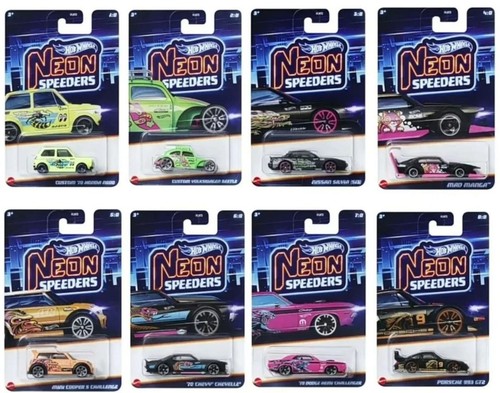 Hot wheels neon speeders cars - hot,