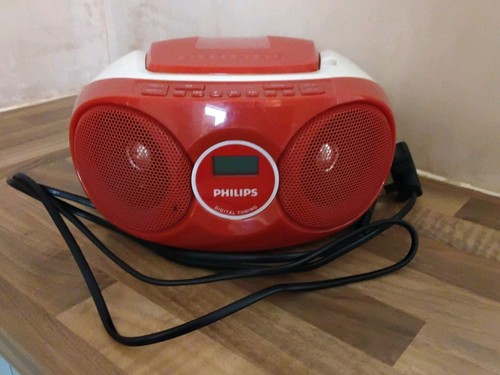 Philips az215r red white - &,