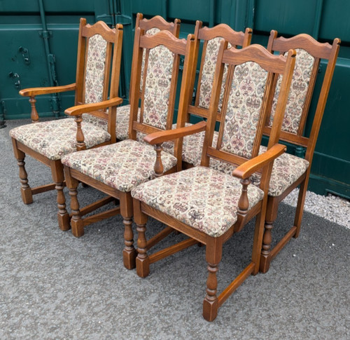 Set oak old charm dining - of, 6
