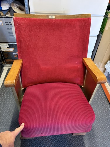 Antique cinema seat - antique,