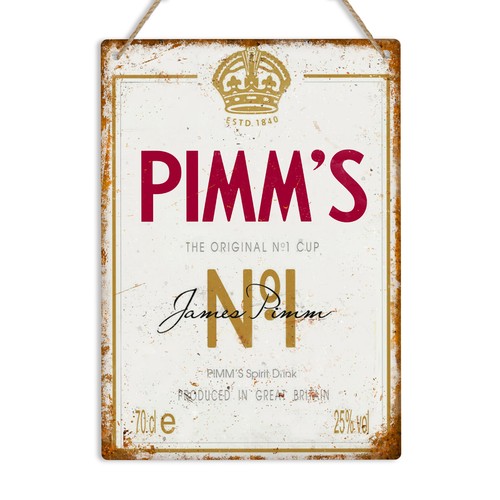 Pimm retro style metal - style,