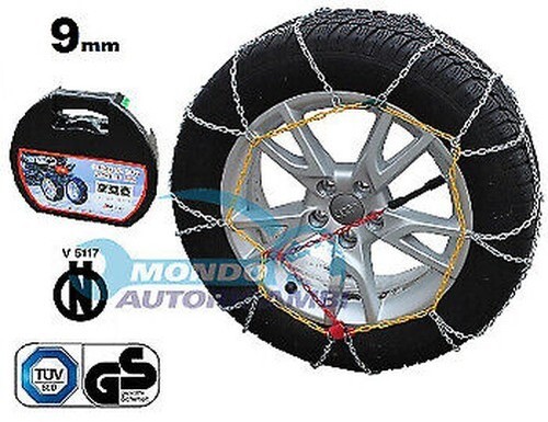Snow chains 9mm 155 r13 - snow,