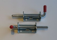 2 x SPRING LATCH TAILGATE BOLT,TRAILER PARTS FIT TO IFOR WILLIAMS,BRENDERUP,