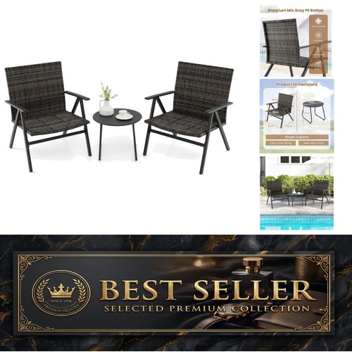 Contemporary piece rattan - 3-piece,