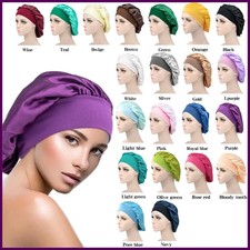 Wide Edge Satin Sleep Bonnet