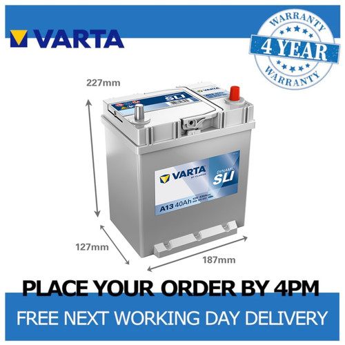 Varta a13 car battery - a13,