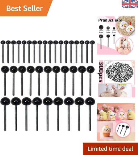 Toaob 300pcs mini black glass - toaob,