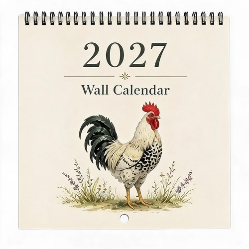 2027 wall calendar vintage - wall,