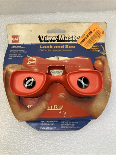 Vintage gaf view master red - vintage,