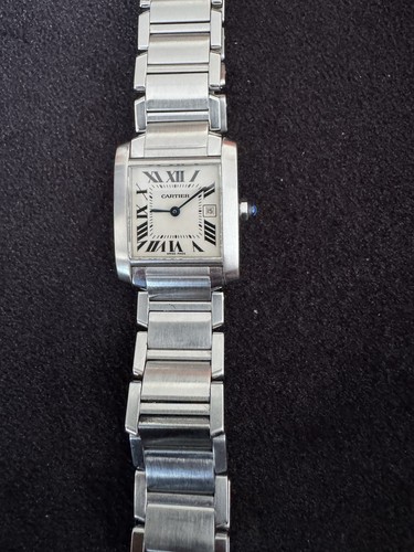 Cartier tank francaise watch - cartier,