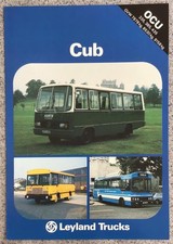 LEYLAND Cub Bus Sales Brochure Mar 1984  OD/D500/3-84/E/2M