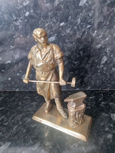 Vintage solid brass - brass, blacksmith