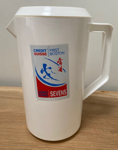 Foster white plastic beer - plastic,