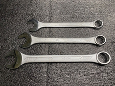 CK TOOLS 17mm 19mm 22mm Set of THREE Metric Combination Spanners Wrenches T4343
