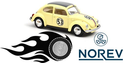 1973 beetle herbie - 1:43,