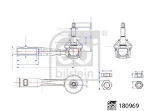 FRONT RIGHT TIE ROD END FITS