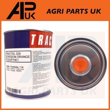 1 Litre Ltr Tin Orange Paint