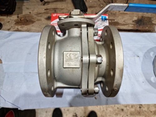 Flanged ball valve - valve, dn80