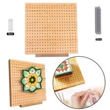 Crochet Blocking Board with 20