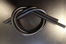 Leg shield trim rubber black for Lambretta LI series 3 & GP200