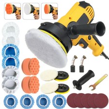 Electric Polisher Buffer Sander Car Polishing Machine 5" Buffing Sponge Kit UK