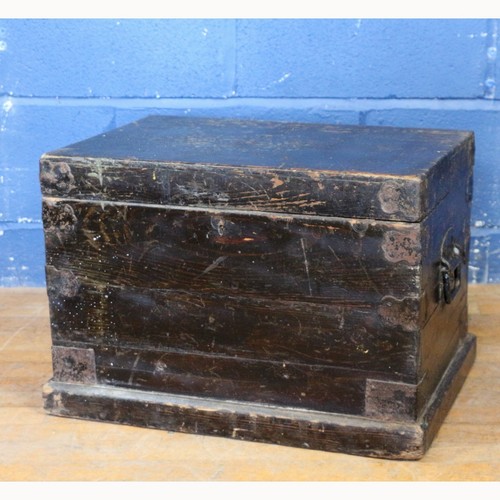 Small antique painted and - small,