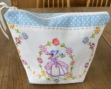 Handmade Makeup Bag, Recycled