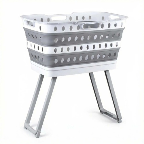 Collapsible laundry basket - collapsible,