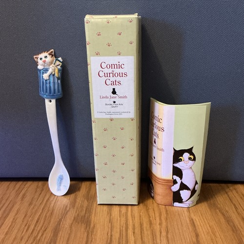Comic curious cats spoon - curious,