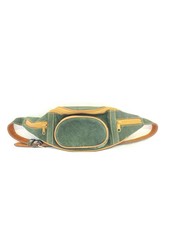 Vintage Green Vegan Leather
